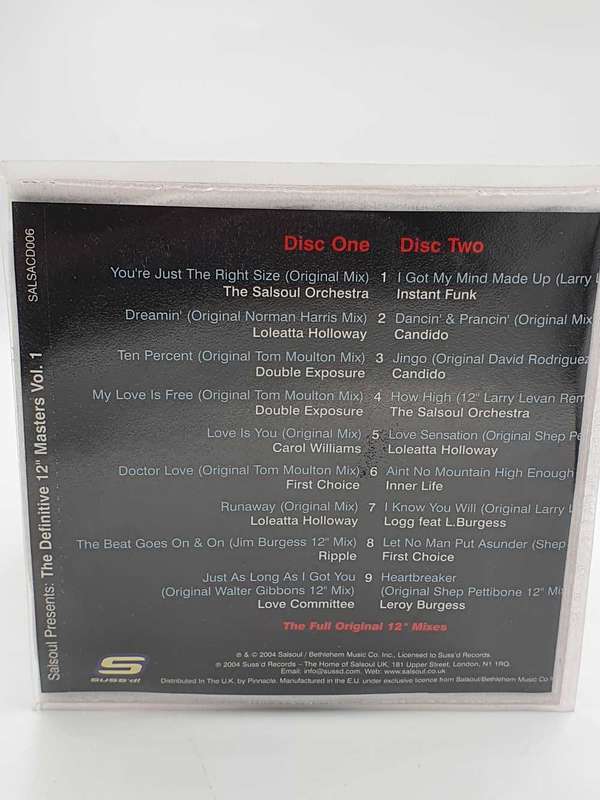 The Definitive 12" Masters Vol. 1  2 x CD (Compilation)