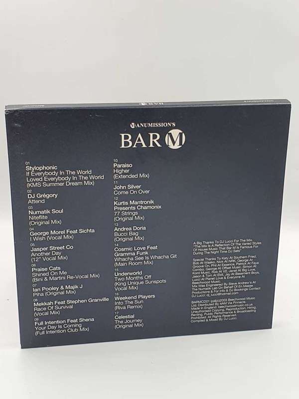 DJ Lucci  Manumission's Bar M  CD (Mixed)