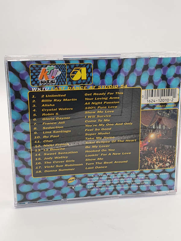 WKTU - Last Dance At Studio 54  CD (Compilation), 1996
