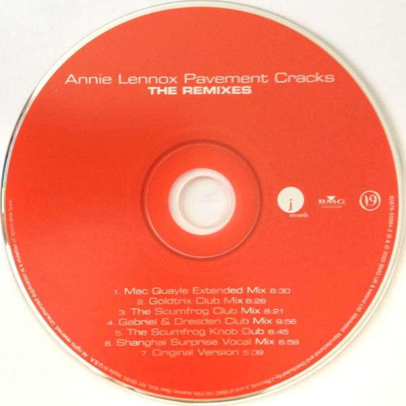 Annie Lennox  Pavement Cracks (The Remixes)