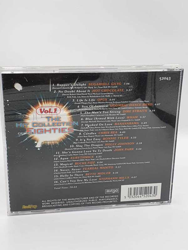 The Hit Collection Of The Eighties Vol. 1  CD (Compilation)