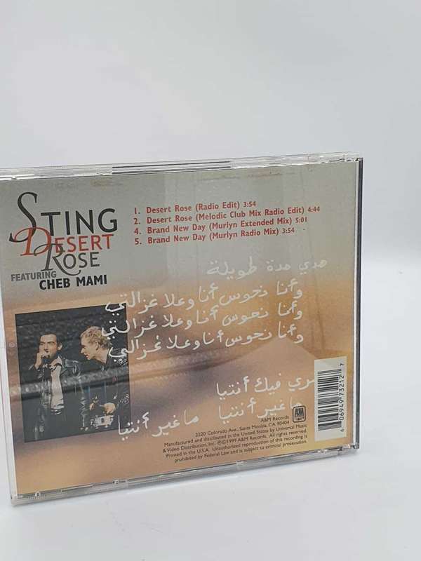 Sting Featuring Cheb Mami  Desert Rose  CD (Maxi-Single)
