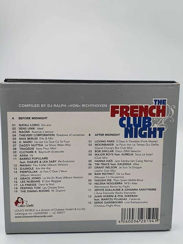 The French Club Night  2 x CD (Compilation)