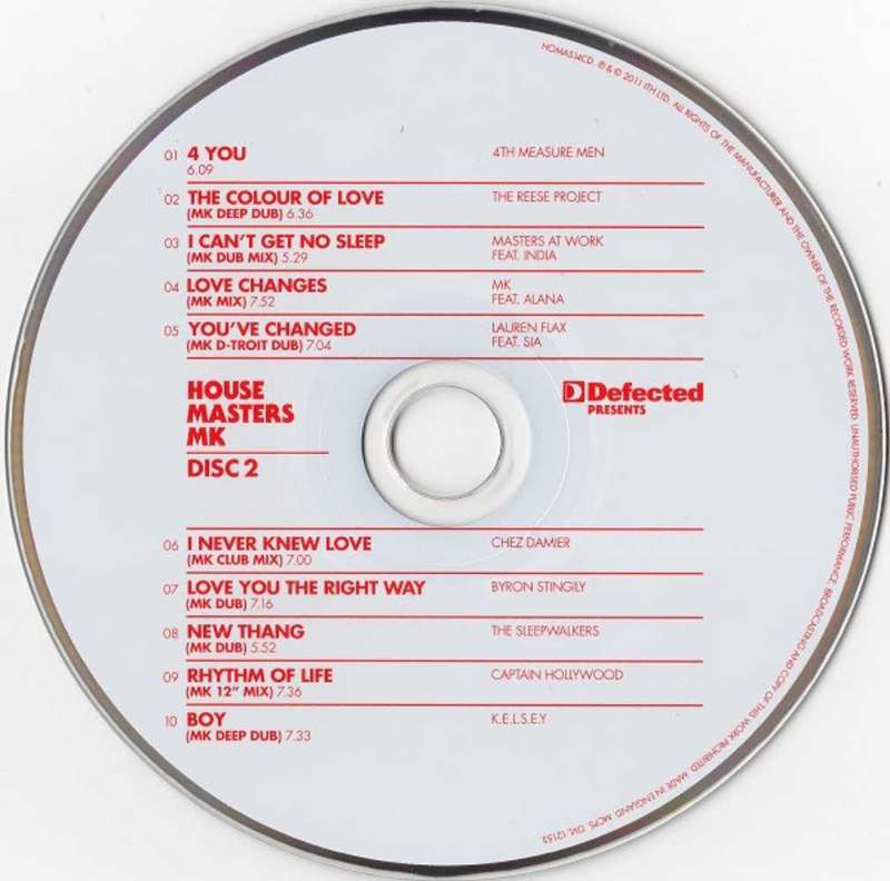 Discogshttps://www.discogs.com  ...MK  House Masters (2011, 2CD)