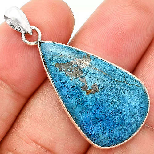 Sterling silver pendant - SHATTUCKITE