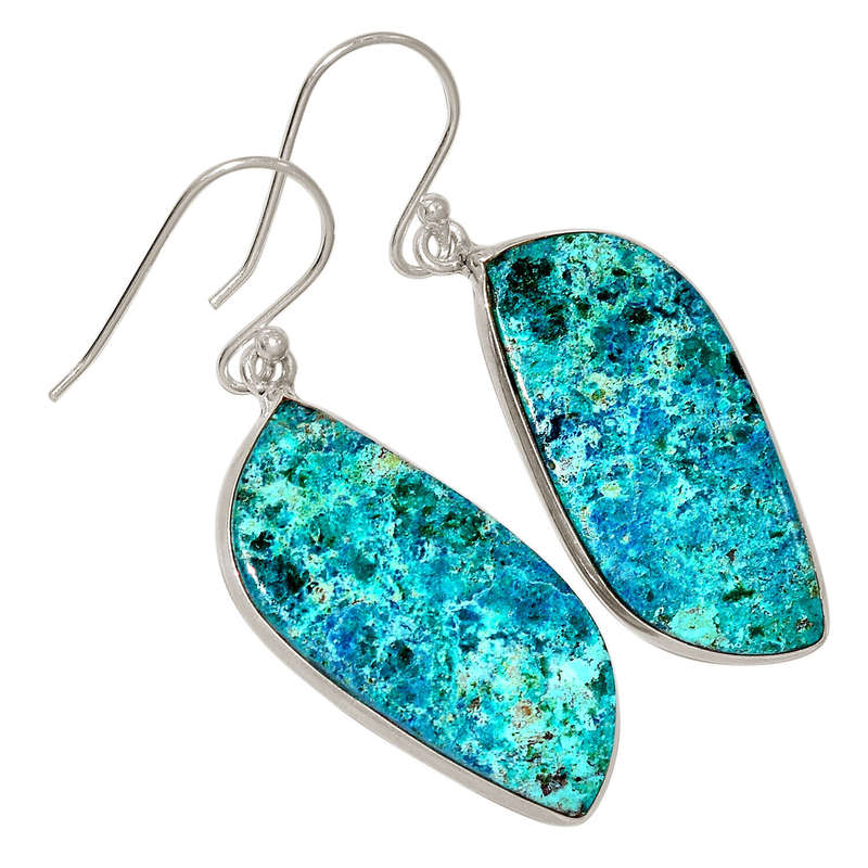 Sterling silver earrings - SHADOWKITE (supposedly from Table Mountain)