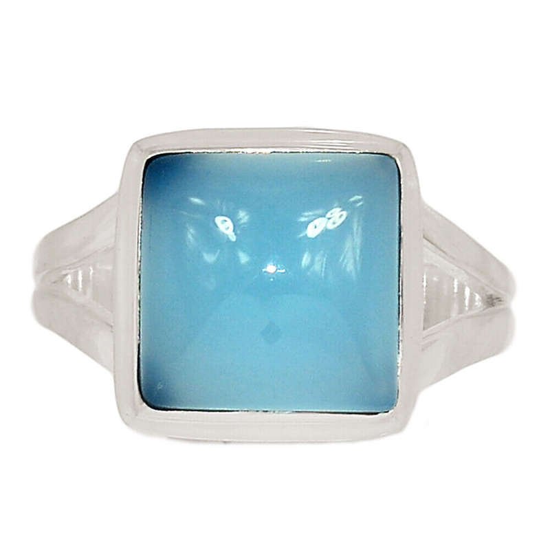 Sterling silver ring - CHALCEDONY (size 8.5 / Q half)