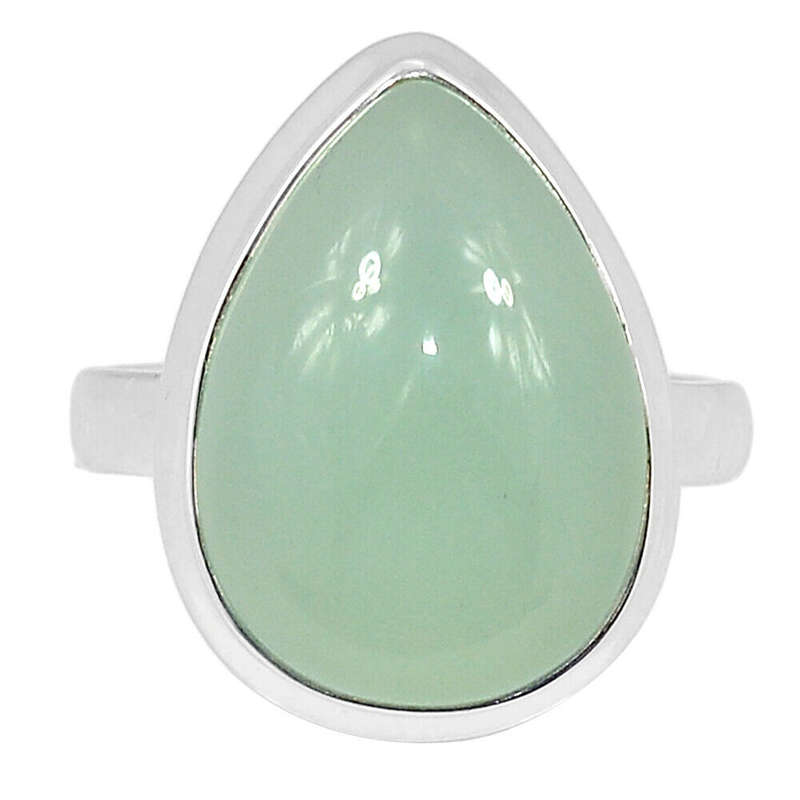 Sterling silver ring - CHALCEDONY (size 10 / T half)