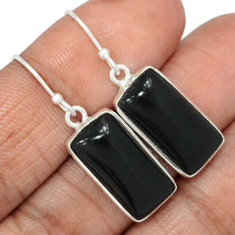 Sterling silver earrings - ONYX