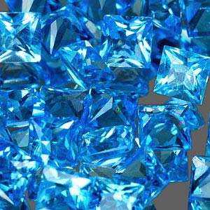 SWISS BLUE TOPAZ squares - sold individually