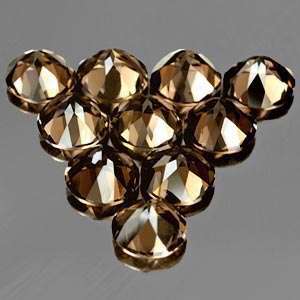 7mm round SMOKY QUARTZ - sold individually