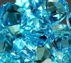 SWISS BLUE TOPAZ trillions - sold individually
