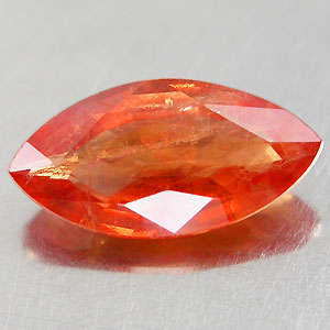 0.71ct Orange SAPPHIRE marquise facet