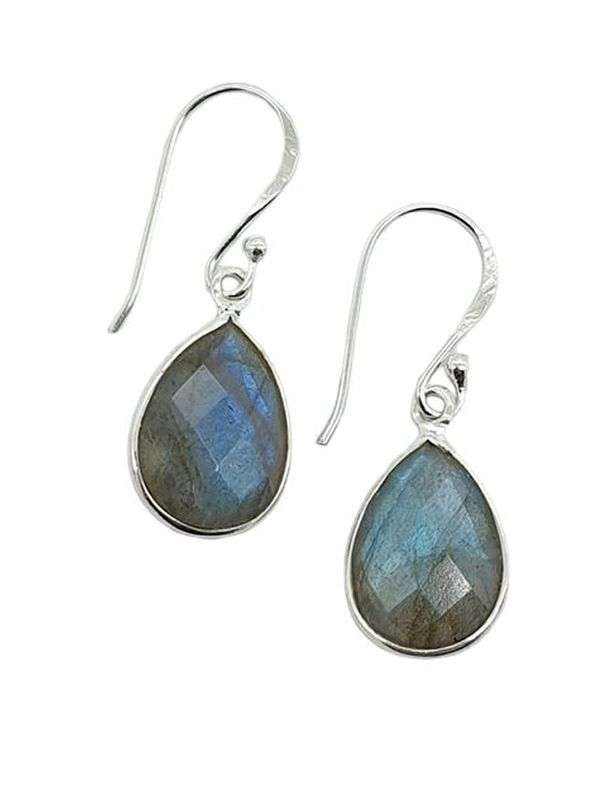 Sterling silver earrings - LABRADORITE