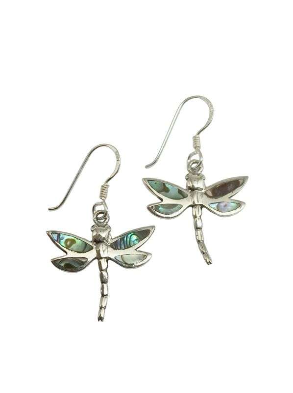 Sterling silver earrings - PAUA SHELL / ABALONE