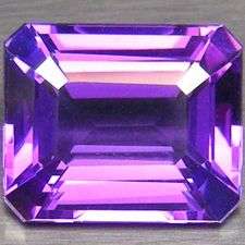 10.92ct AMETHYST octagon (colour shift)