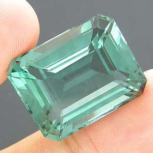 36.83ct GREEN AMETHYST octagon