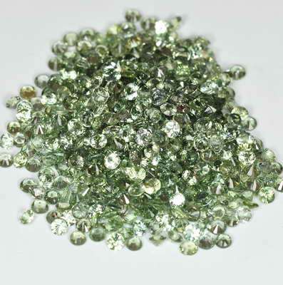 GREEN SAPPHIRE rounds - sold in sets of 4