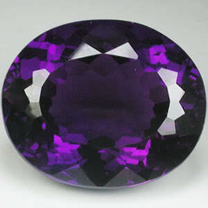 26.70ct AMETHYST oval