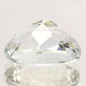 5.86ct WHITE TOPAZ oval