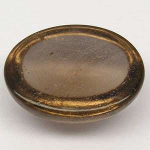 20.52ct SMOKY QUARTZ oval cabochon