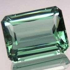 27.87ct GREEN AMETHYST octagon