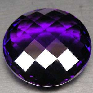 29.17ct AMETHYST checkerboard round (colour shift)