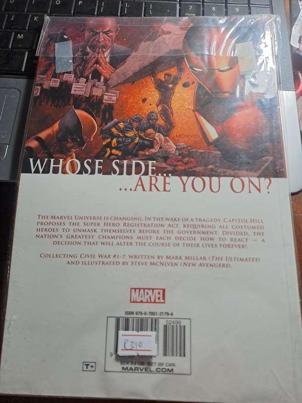 Civil War: a Marvel comics event [ISBN 978078512194] (Marvel)
