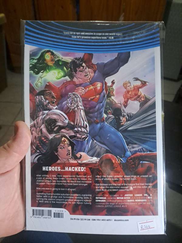 DC Universe Rebirth Justice League Vol.2 Outbreak [ISBN 9781401268701] (DC)