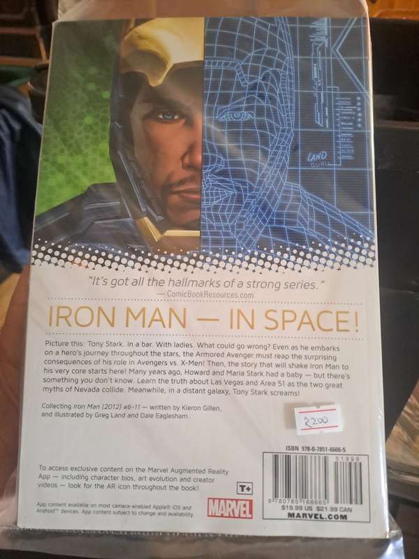 Iron Man "A Fresh Start The Secret Origin Of Tony Stark Book.1 [ISBN 9780785166665] (Marvel)