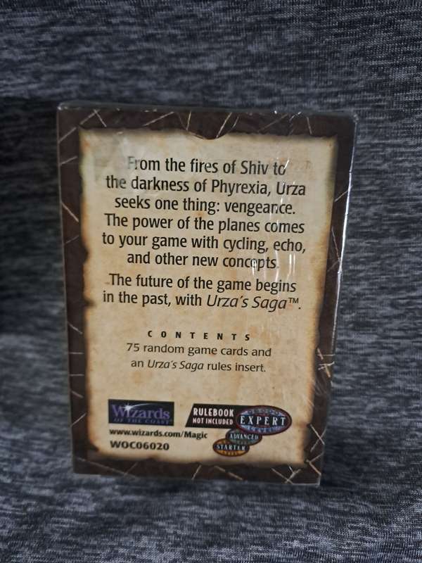 Sealed Magic The Gathering Urza's Saga