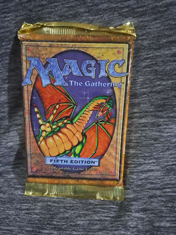 Sealed Magic The Gathering Fifth Edition Booster pack