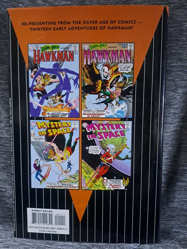 The Hawkman: Archives Vol 1 [ISBN 1563896117](DC Comics) (slight tear on dust jacket)