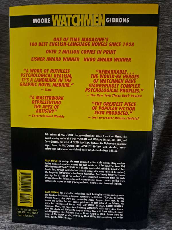 Watchmen [ISBN 9781401245252](DC Comics)