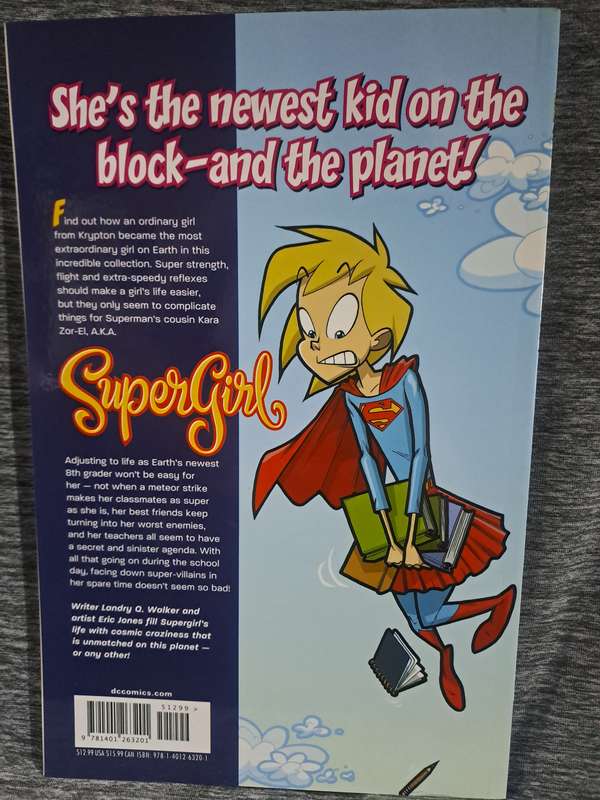 Supergirl Cosmic Adventures In The 8th Grade [ISBN 9781401263201](DC Comics)