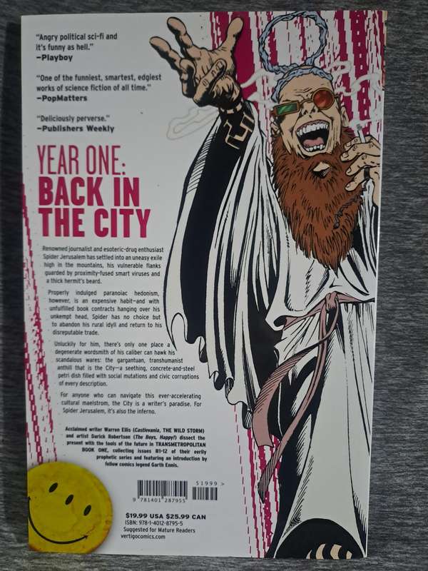 Transmetropolitan [ISBN 9781401287955](DC Vertigo Comics)