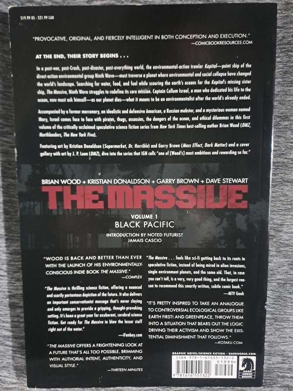 The Massive Vol.1 Black Pacific [ISBN 9781616551322]((Dark Horse Books)