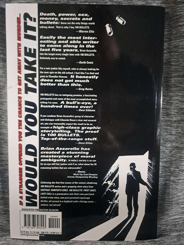 100 Bullets:First Shot,Last Call [ISBN 9781563896453](Vertigo Comics)