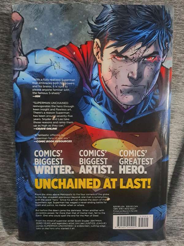 Superman Unchained: Deluxe Edition [ISBN 9781401245221](DC Comics)
