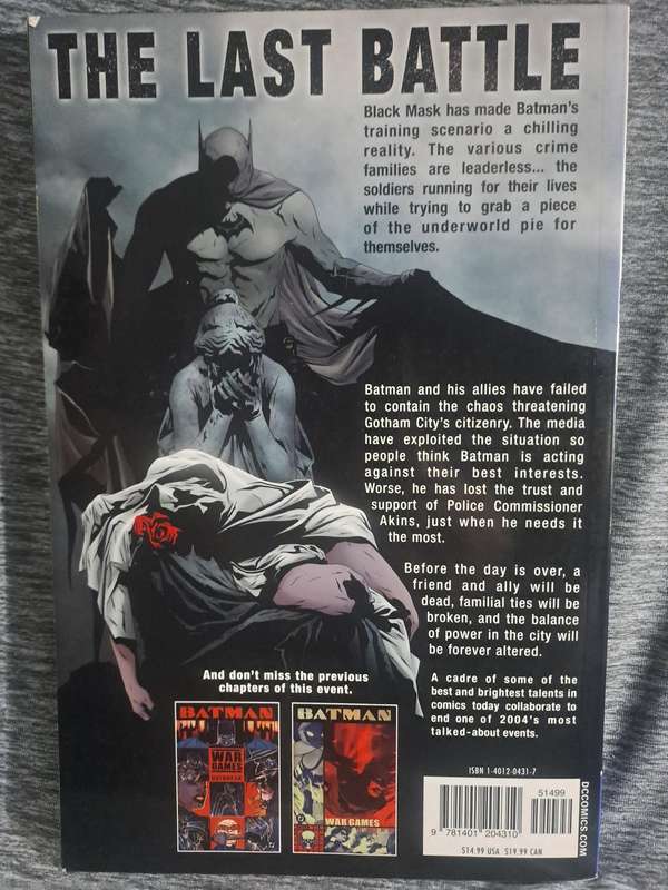 Batman War Games Graphic Novel Set of 3 (DC Comics)
