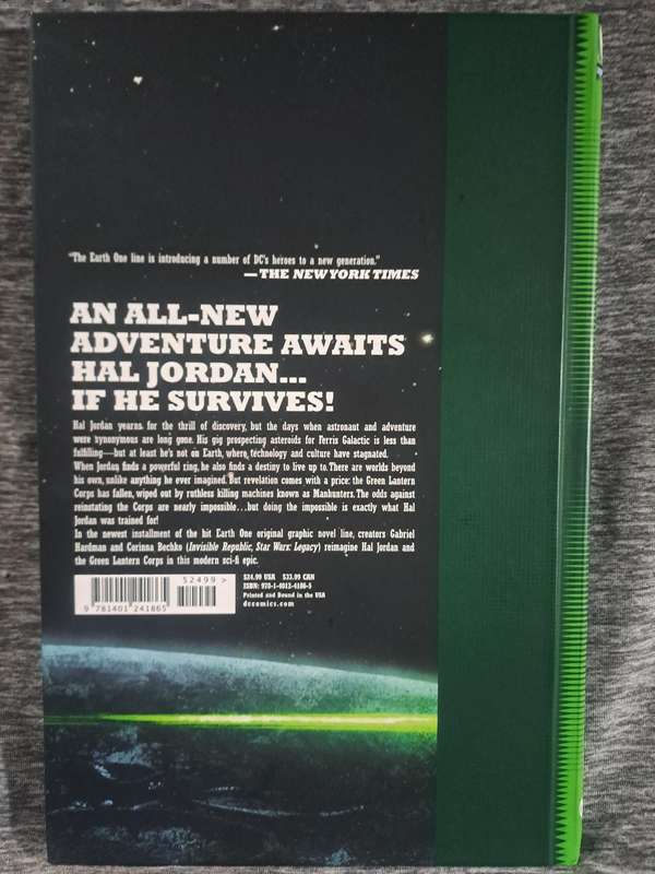 Green Lantern Earth One Vol.One [ISBN 9781401241865](DC Comics)
