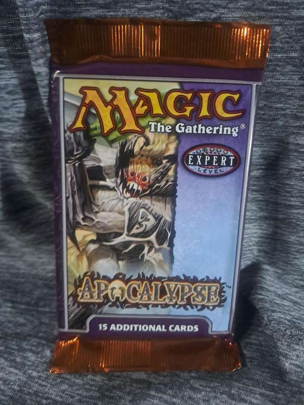 Sealed Magic The Gathering Apocalypse Booster Pack