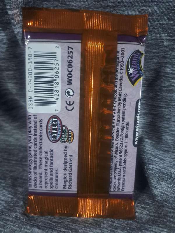 Sealed Magic The Gathering Apocalypse Booster Pack
