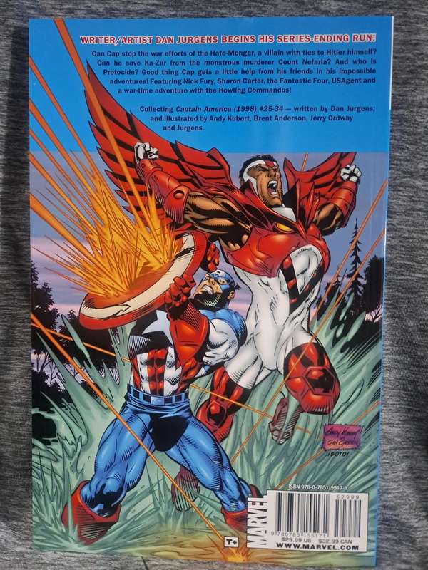 Captain America By Dan Jurgens Vol.1 [9780785155171](Marvel Comics)