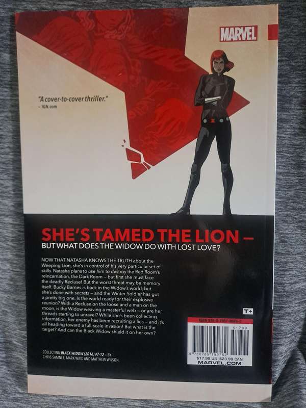 Black Widow Vol.2 No More Secrets [ISBN 9780785199762](Marvel Comics)