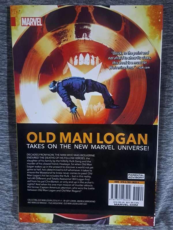 Old Man Logan Vol.1 Berserker [ISBN 9780785196204](Marvel Comics)