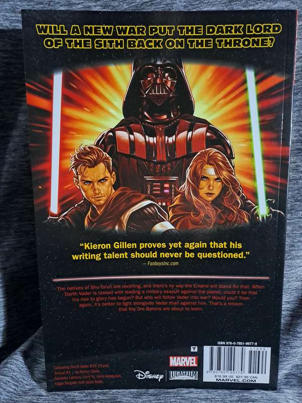 Star Wars Darth Vader Vol.3 The shu-torun War [ISBN 9780785199779](Marvel Comics)
