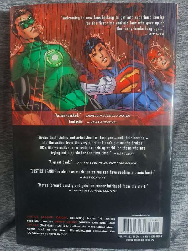 Justice League Vol 1 Origin [ISBN 9781401234614](DC Comics)
