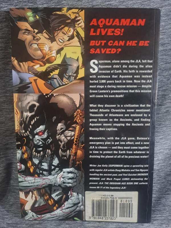 JLA The Obsidian Age Book 1 [ISBN 1563899914](DC Comics)