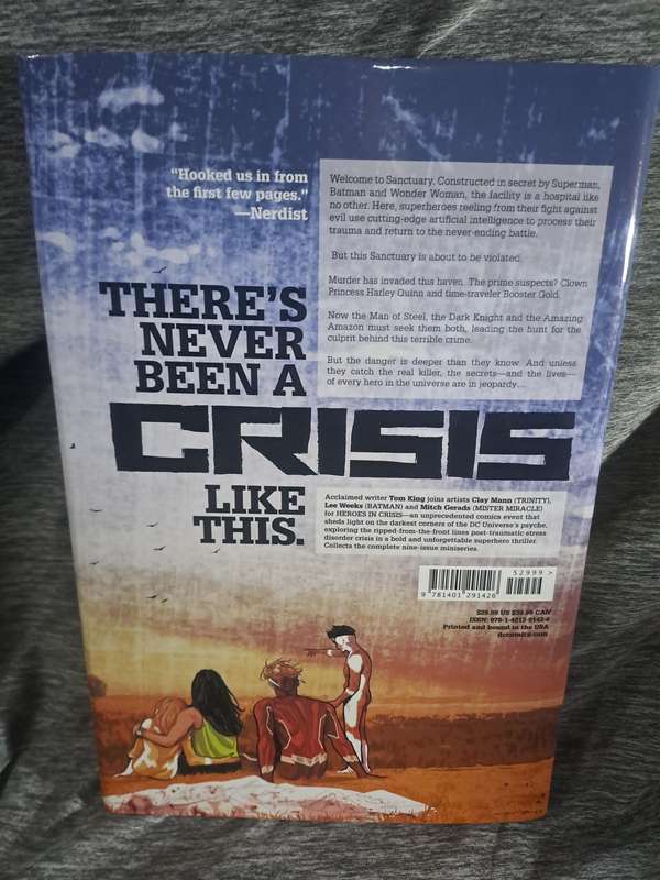 Heroes In Crisis [ISBN 9781401291426](DC Comics)
